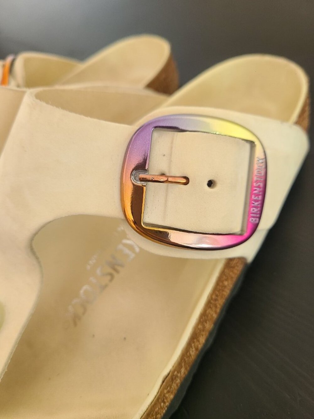 Birkenstock Gizeh Big Buckle Ecru size 37 - Picture 6 of 8